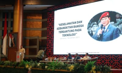 Plt. Sekjen Kemhan Mewakili Wamenhan Jadi Narasumber Rapat Koordinasi Nasional Grand Design Keantariksaan Menuju Indonesia Emas 2045