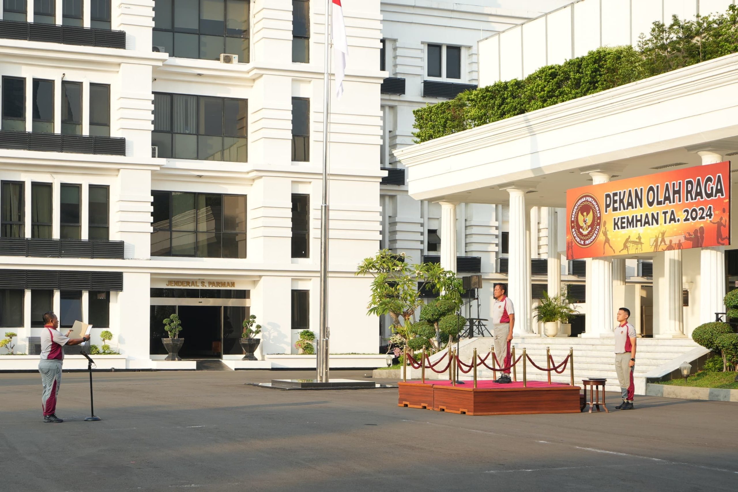 Plt. Sekjen Kemhan Secara Resmi Membuka POR Kemhan 2024