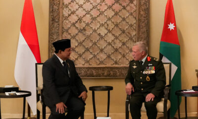 Tiba di Yordania, Menhan Prabowo Bertemu Raja Abdullah II