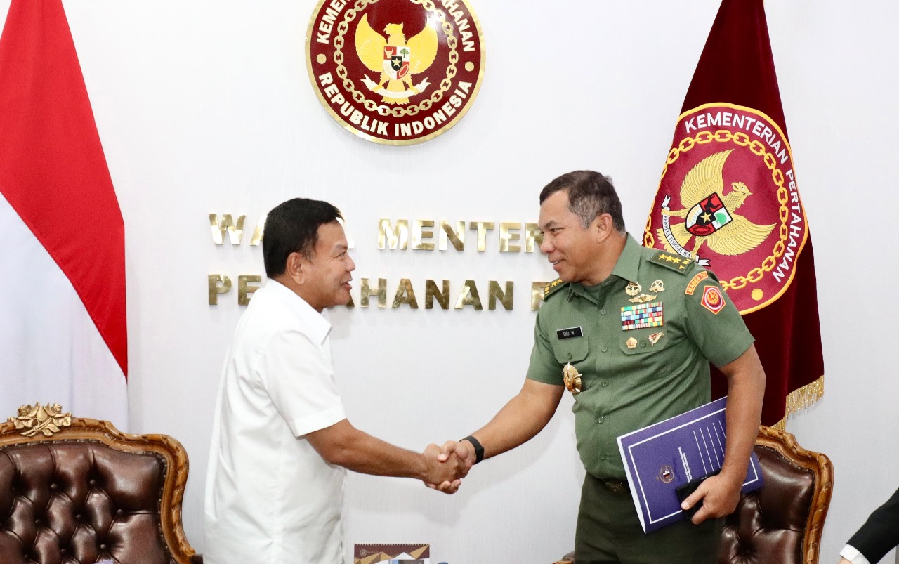 Wamenhan M. Herindra Terima Audiensi Plt. Gubernur Lemhannas