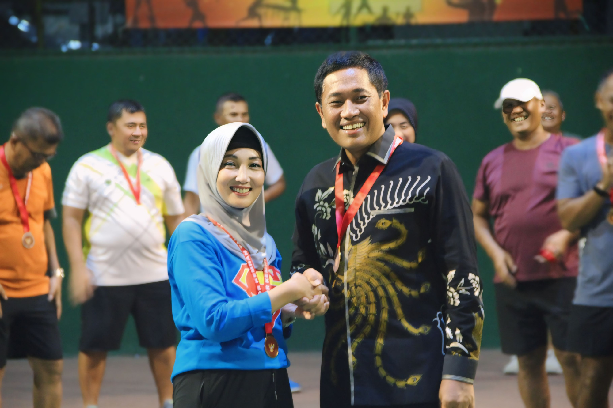 Final Tenis Lapangan POR Kemhan, Juara 1 Diraih Setjen Kemhan