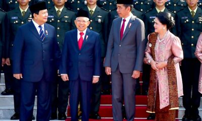 Menhan Prabowo Dampingi Presiden Jokowi Hadiri Upacara Prasetya Perwira TNI-Polri 2024