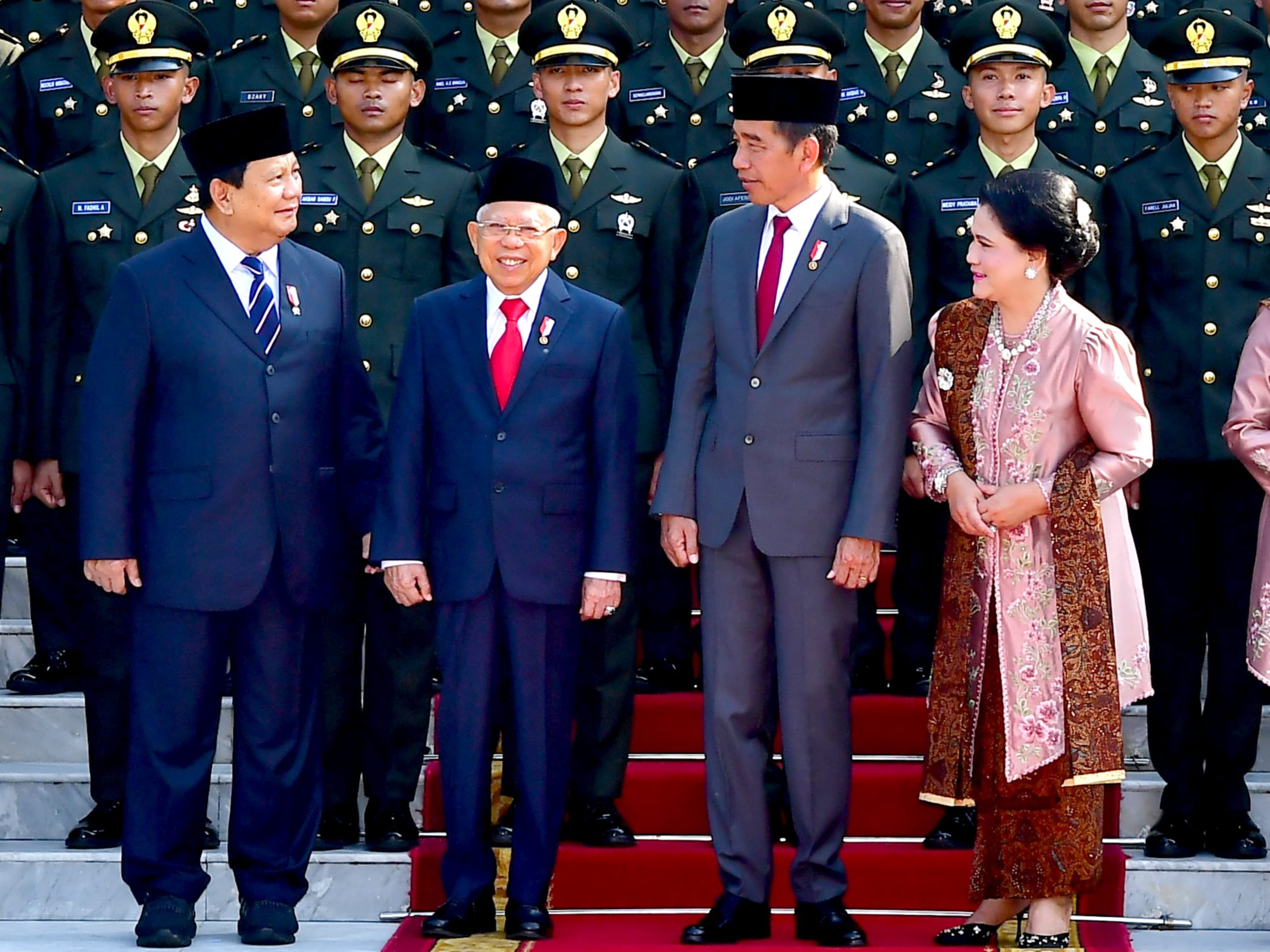 Menhan Prabowo Dampingi Presiden Jokowi Hadiri Upacara Prasetya Perwira TNI-Polri 2024