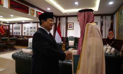 Menhan Prabowo Menerima Kunjungan Dubes Arab Saudi, Bahas Penguatan Kolaborasi Pertahanan