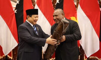 Menhan Prabowo Terima Kunjungan PM Papua Nugini, Bahas Kerja Sama Pertahanan