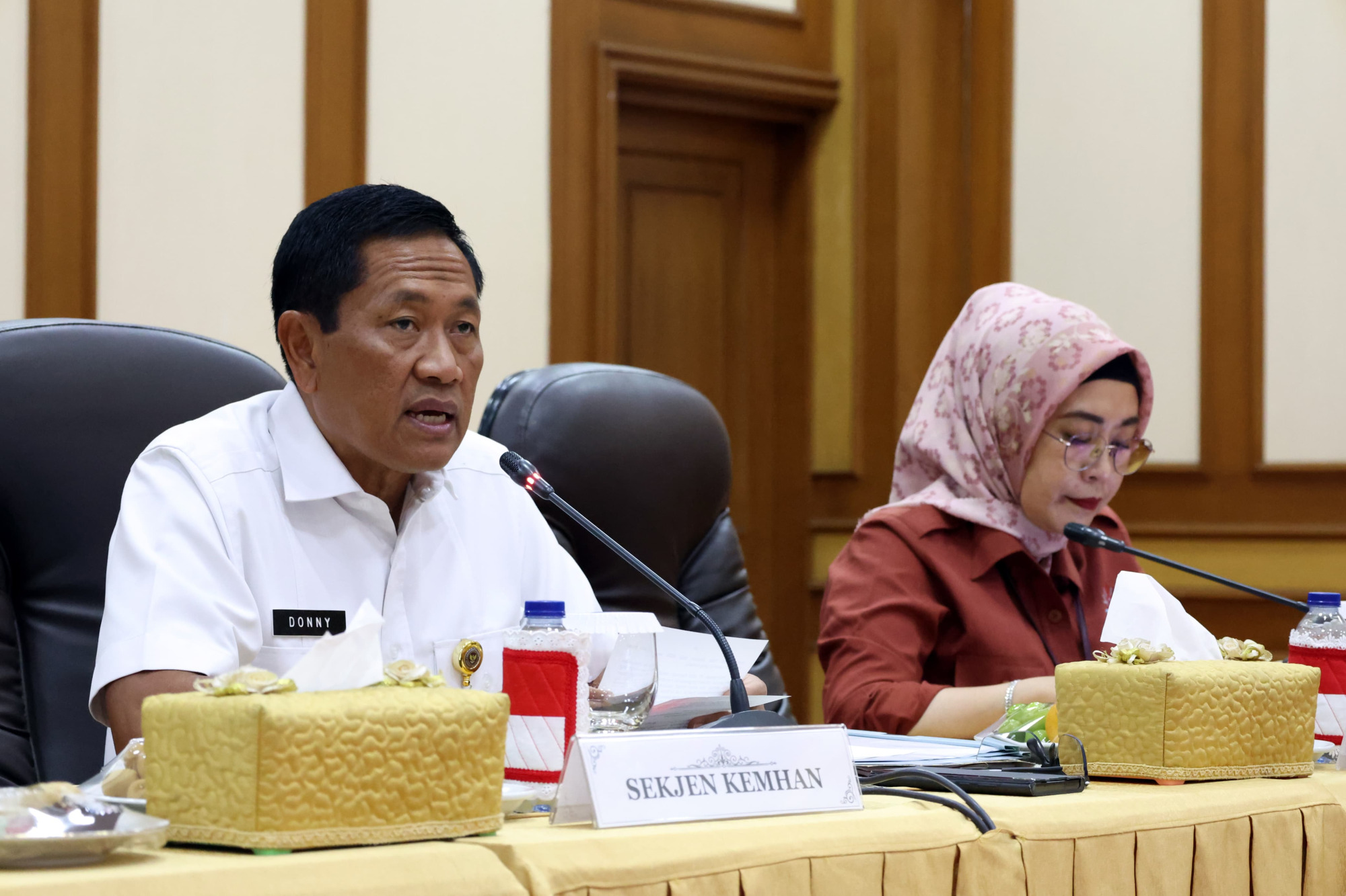 Plt. Sekjen Kemhan Buka Sosialisasi dan Bimbingan Teknis Penyusunan Formasi Jabatan Fungsional ASN Kemhan, UO Mabes TNI dan UO Angkatan