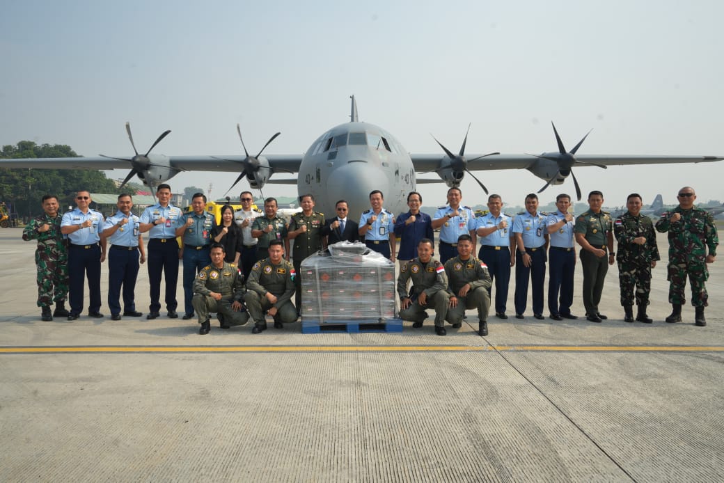 Indonesia Hibahkan Senjata dan Amunisi ke Kamboja, Kemhan Kirim dengan Pesawat Hercules C-130J Super Hercules