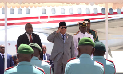 Menhan Prabowo Berkunjung ke Papua Nugini, Temui PM James Marape