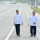 Menhan Prabowo Dampingi Presiden Jokowi Tinjau Progres Pembangunan IKN