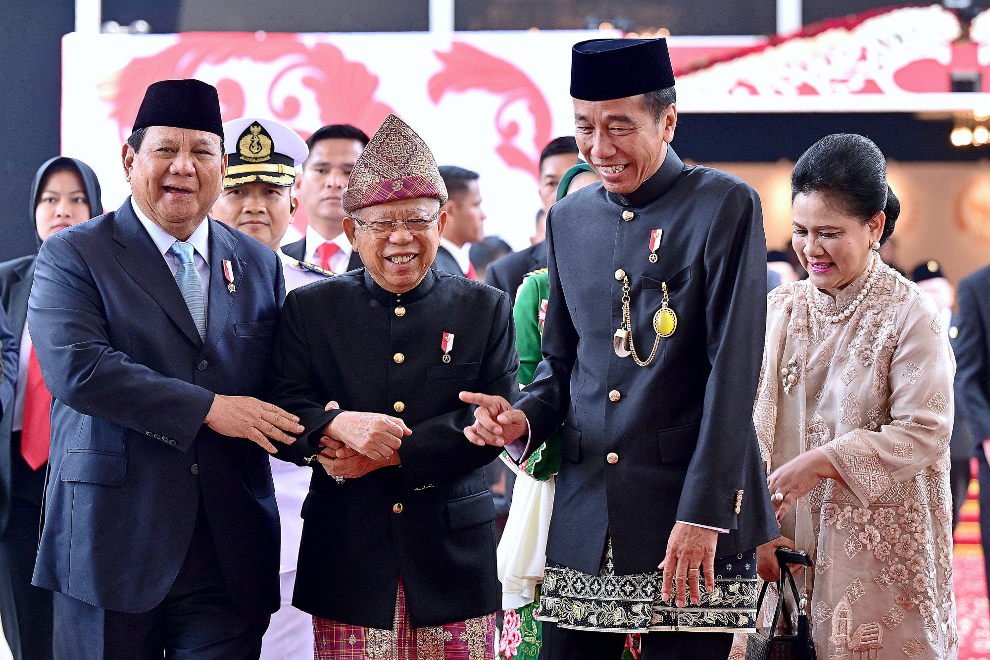 Menhan Prabowo Hadiri Sidang Tahunan MPR, DPR, DPD RI