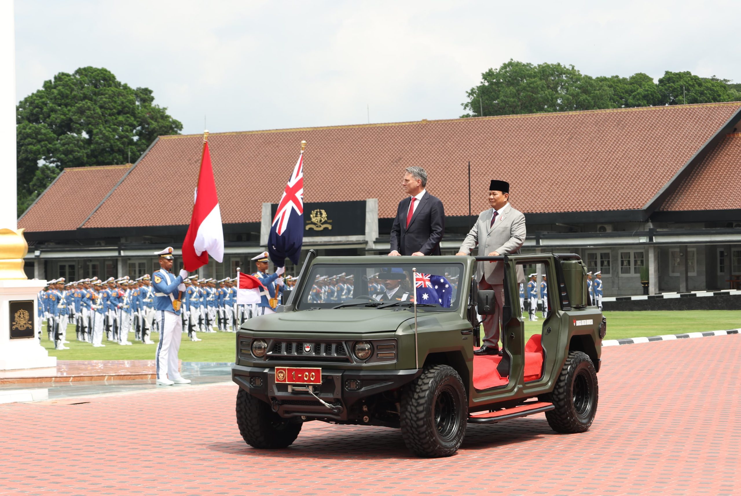 Menhan Prabowo Tanda Tangani Perjanjian Kerja Sama Pertahanan RI-Australia di Akmil Magelang