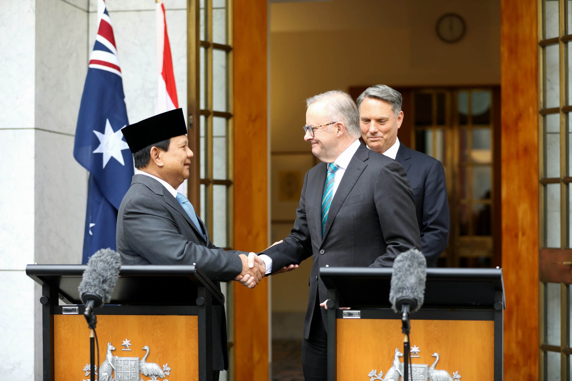 Menhan Prabowo Temui Perdana Menteri dan Menhan Australia di Canberra