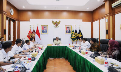 Plt. Sekjen Kemhan Pimpin Rapat Laporan Kemajuan Rencana Pelaksanaan Indo Defence 2024 Expo & Forum