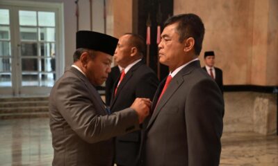 Wamenhan M. Herindra Pimpin Acara Serah Terima Jabatan Inspektur Jenderal  Kemhan