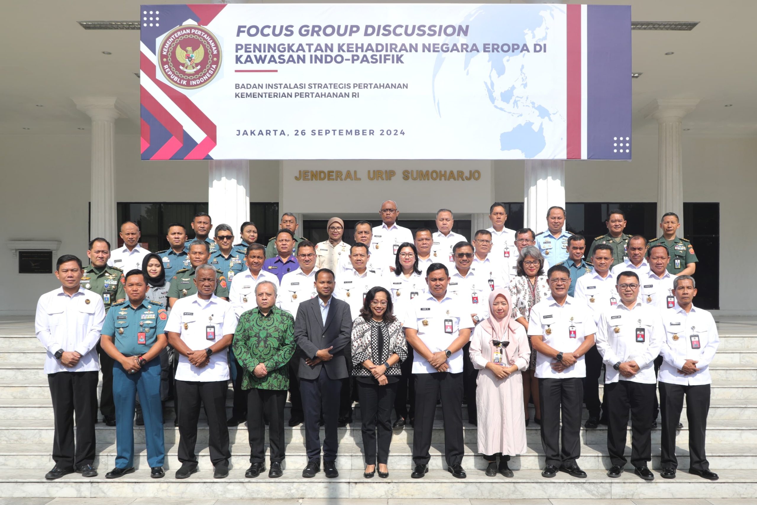 Kabainstrahan Kemhan Buka FGD Tentang Peningkatan Kehadiran Negara Eropa di Kawasan Indo-Pasifik