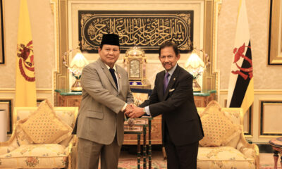 Menhan Prabowo Temui Sultan Hassanal Bolkiah di Istana Nurul Iman, Bahas Kerja Sama Pertahanan