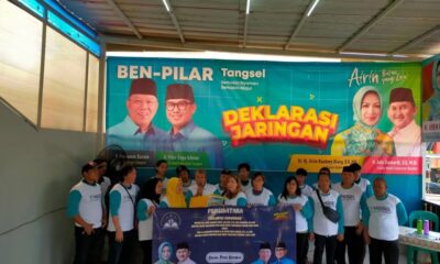 Airin Rachmi Diany-Ade Sumardi dan Benyamin Davnie-Pilar Saga Ichsan Dapat Dukungan dari Insan Penulis Budaya Nusantara di Tangsel