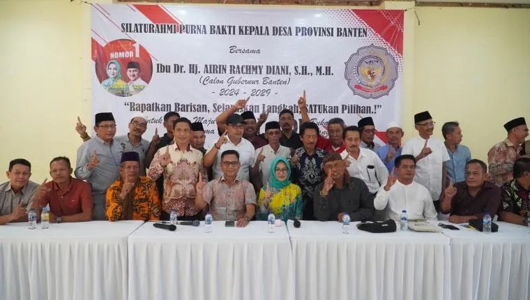 Mantan Kepala Desa dan Lurah se-Banten Siap Menangkan Airin Rachmi Diany-Ade Sumardi