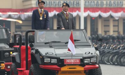 Menhan Prabowo Dampingi Presiden Jokowi Terima Medali “Loka Praja Samrakshana”