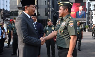 Menhan Sjafrie Kunjungan Kerja ke Mabes AD