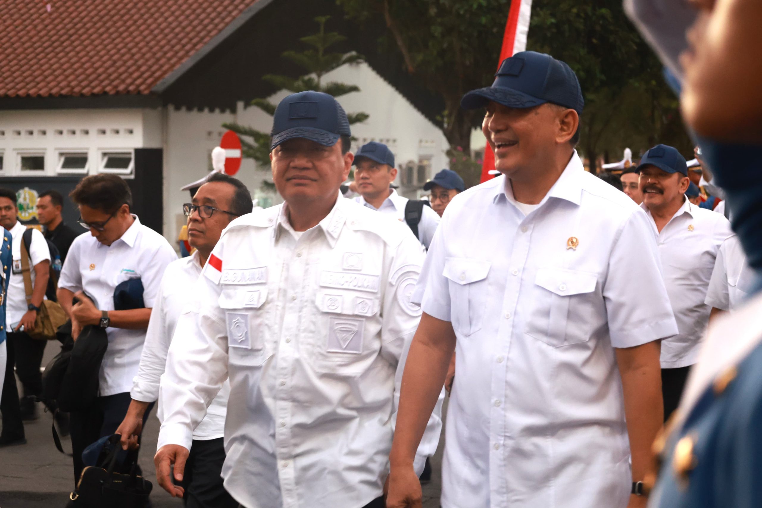 Menhan Sjafrie dan Wamenhan Donny Ikuti Retreat Kabinet Merah Putih di Lembah Tidar, Magelang