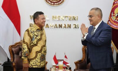 Wamenhan M. Herindra Terima Kunjungan Dubes Peru untuk Indonesia di Kemhan