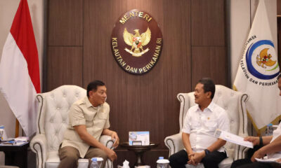 Menhan Sjafrie dan Menteri Kelautan dan Perikanan Bahas Penguatan Kedaulatan Maritim
