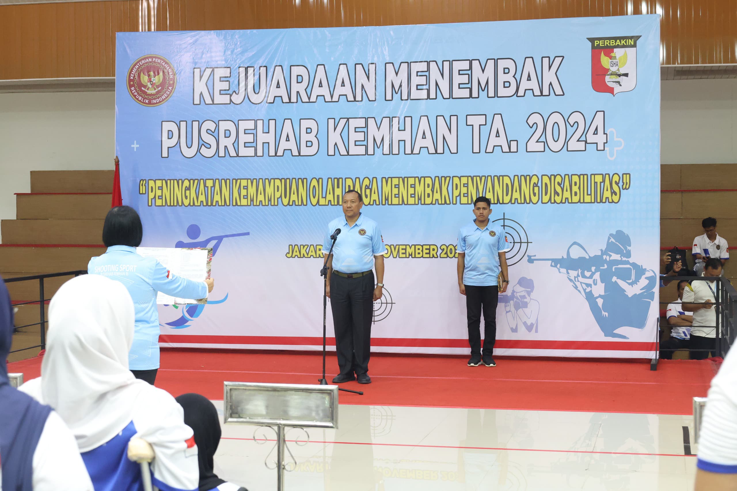 Turnamen Menembak Dalam Negeri Penyandang Disabilitas Pusrehab Kemhan 2024, Ajang Tingkatkan Keterampilan