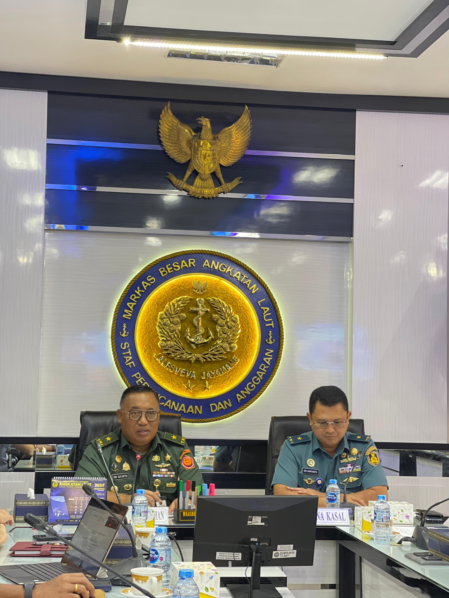 Itjen Kemhan Awasi dan Evaluasi P3DN di Lingkungan TNI AL