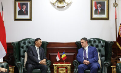 Menhan Sjafre Bertemu Dubes Rumania, Perkuat Kolaborasi Pertahanan