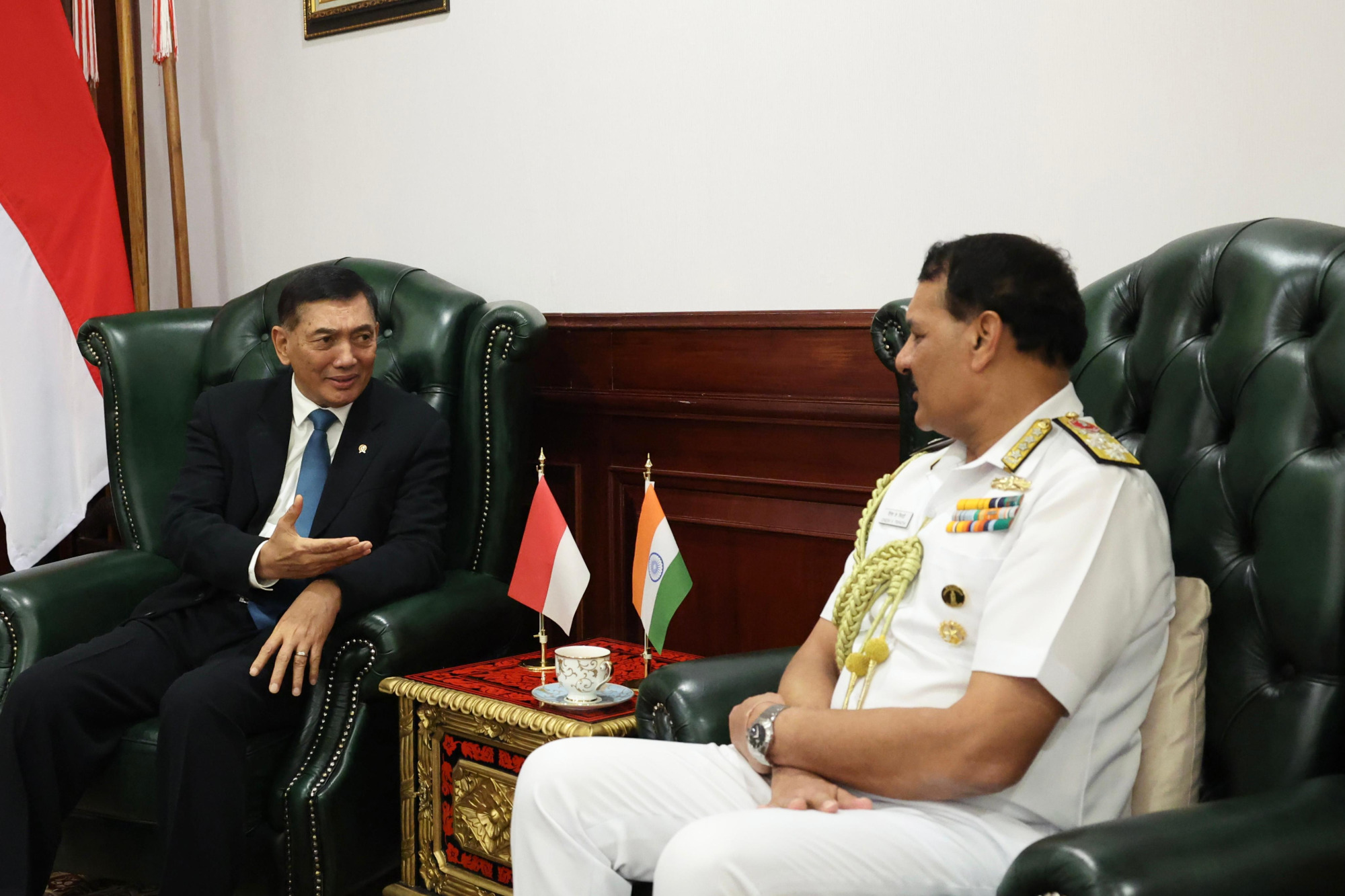 Menhan Sjafrie Terima Kasal India, Bahas Peningkatan Teknologi Pertahanan