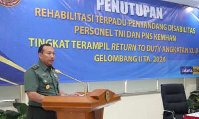 Tutup Rehabilitasi Terpadu Penyandang Disabilitas, Kapusrehab Harapkan Peserta Aplikasikan Keterampilan