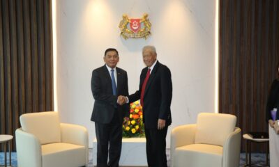 Menhan RI Temui Menhan Singapura, Perdalam Kerja Sama Pertahanan