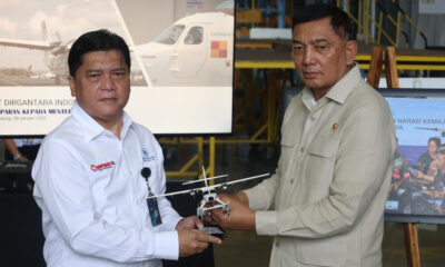 Menhan Sjafrie Kunjungi PT DI, Tekankan Peran Penting Kedirgantaraan Indonesia 
