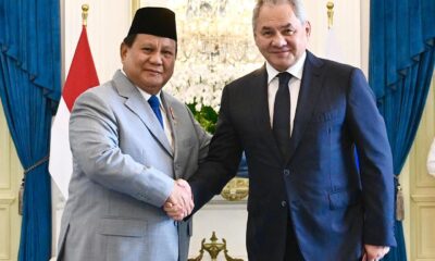 Menhan Sjafrie Dampingi Presiden Terima Sekretaris Dewan Keamanan Federasi Rusia di Istana Merdeka