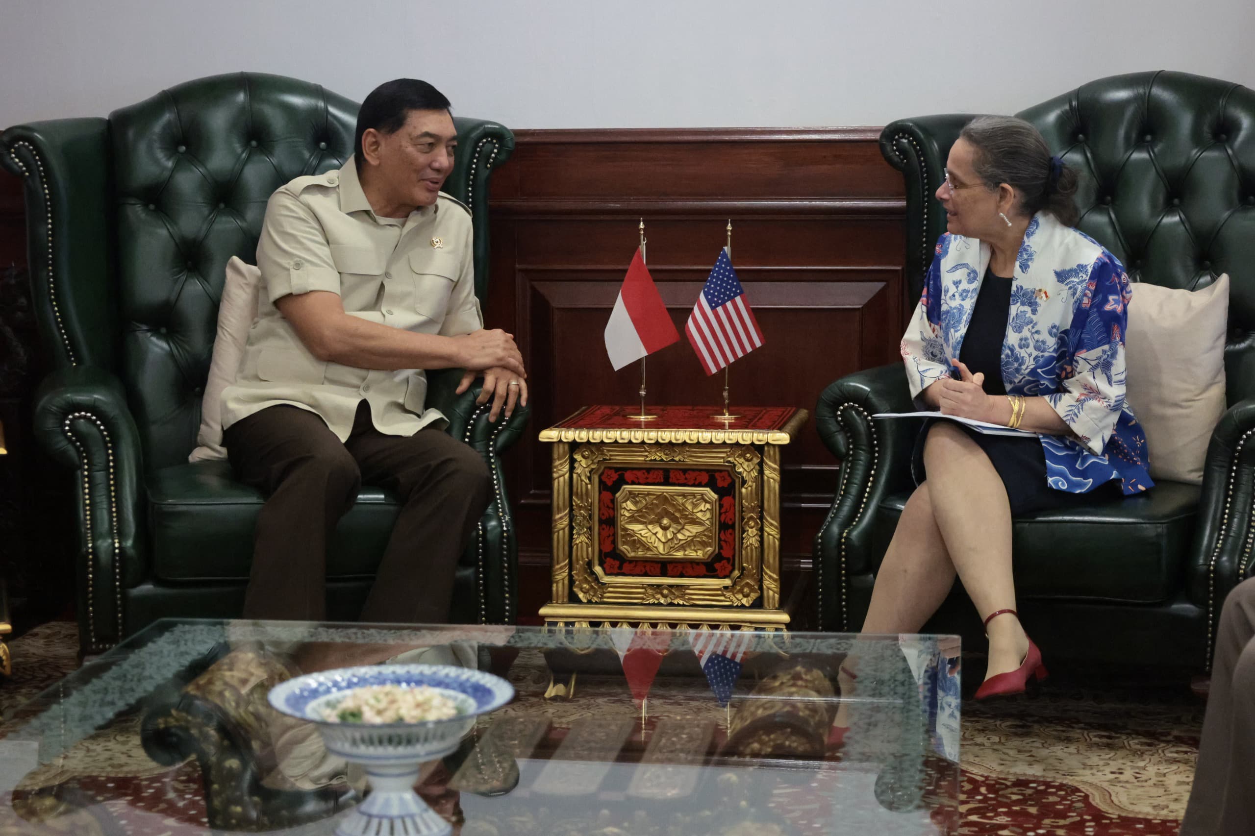 Menhan Sjafrie Menerima Dubes Amerika, Bahas Upaya Peningkatan Kapabilitas Pertahanan