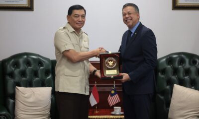 Menhan Sjafrie Menerima Dubes Malaysia, Bahas Pengembangan Industri Pertahanan
