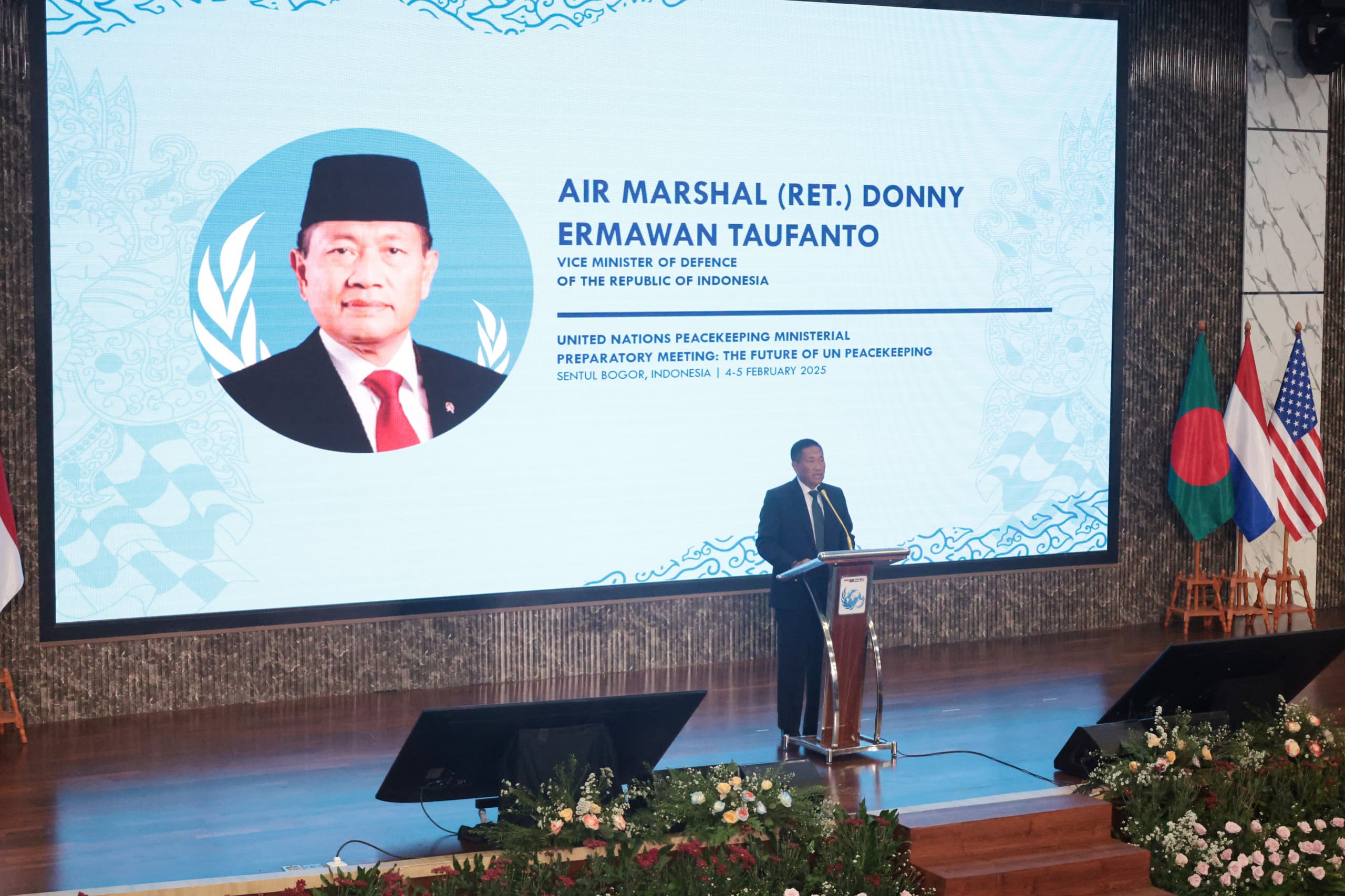 Wamenhan Mewakili Menhan RI di Acara UN Peacekeeping Ministerial Preparatory Meeting