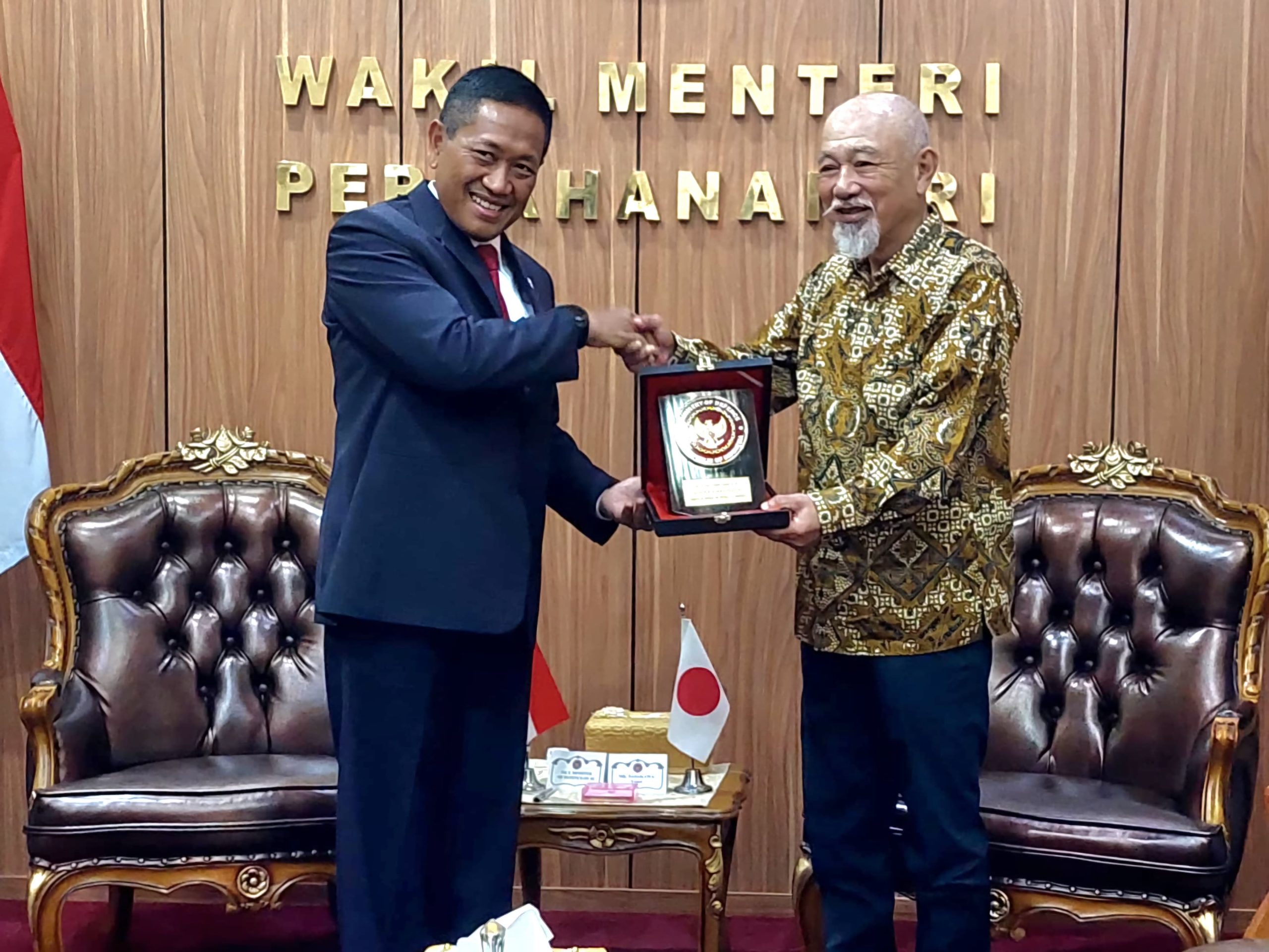 Wamenhan Terima Kunjungan Chairman of the Nippon Foundation, Honorary Chairman of the SPF Japan