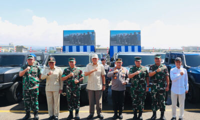 Menhan Serahkan 700 Unit Maung MV3 Produk PT Pindad kepada TNI-Polri