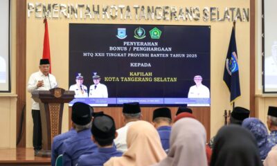 Benyamin Davnie Berikan Apresiasi Atas Prestasi Kafilah Tangsel di Ajang MTQ Provinsi Banten 2025