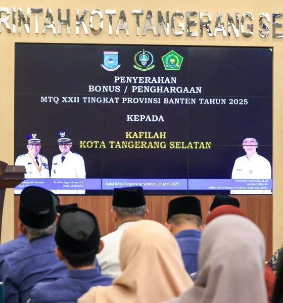 Benyamin Davnie Berikan Apresiasi Atas Prestasi Kafilah Tangsel di Ajang MTQ Provinsi Banten 2025