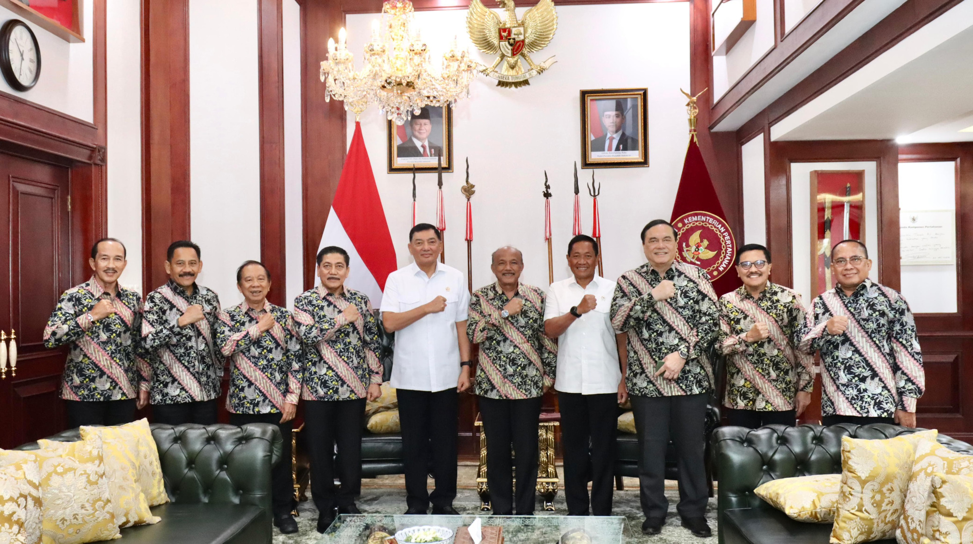 Menhan RI Terima Senior Advisory Group IKAHAN, Bahas Penguatan Hubungan Indonesia-Australia