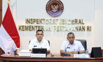 Irjen Kemhan Pimpin Rapat Evaluasi Audit Bulan Juni dan Rencana Audit Bulan Juli 2025 pada UO Kemhan dan RS TNI