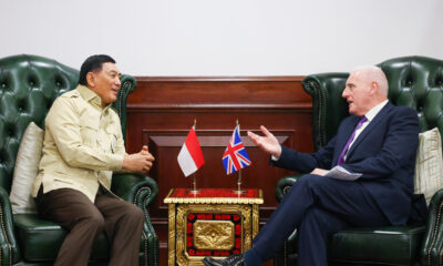 Menhan RI Terima Kunjungan Kehormatan Minister of State for Defence of the United Kingdom, Perkuat Kerja Sama Pertahanan