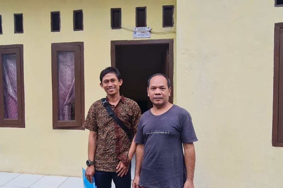 Penerima Manfaat Bedah Rumah di Serpong Utara Terbantu dengan Program RUTLH Disperkimta Tangsel