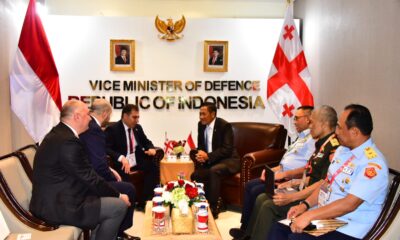 Wamenhan Donny Terima Kunjungan Wakil Menteri Pertahanan Georgia
