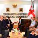 Wamenhan Donny Terima Kunjungan Wakil Menteri Pertahanan Georgia