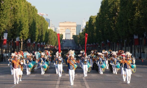Kontingen Satgas Patriot II Ikuti Geladi Bersih, Jelang Bastille Day 2025