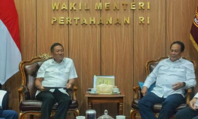 Wamenhan RI Terima Audiensi Wamenhub RI, Bahas Kolaborasi Pembangunan Infrastruktur Strategis Nasional